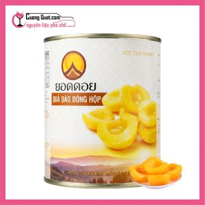 Boddob Đào Ngâm Nước Đường 820g (1 thùng giảm 2k - 5 thùng giảm 2.5k)