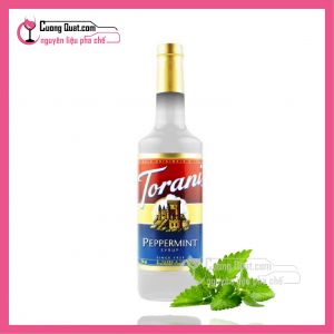 Torani Siro Peppermint 750ml (1 thùng giảm 5k - 3 thùng giảm 6k - 5 thùng giảm 7k)