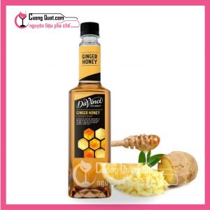 Davinci Siro Gừng Mật Ong 750ml (1 thùng giảm 2k mỗi chai)