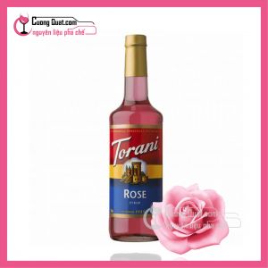 Torani Siro Hoa Hồng 750ml (1 thùng giảm 5k - 3 thùng giảm 6k - 5 thùng giảm 7k)