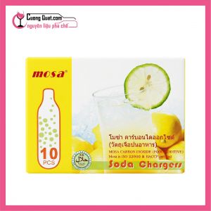 MOSA Khí CO2(SODA)10 Viên (1 thùng giảm 2k - 5 thùng giảm 3k - 10 thùng giảm 4k)