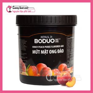 Boduo Sốt Mật Ong Đào 1.3kg (1 thùng giảm 2k - 3 thùng giảm 3k - 5 thùng giảm 4k)