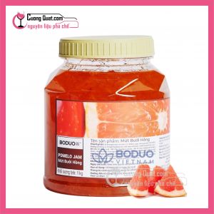 Boduo Mứt Bưởi Hồng 1kg (1 thùng giảm 5k - 3 thùng giảm 6k - 5 thùng giảm 7k)