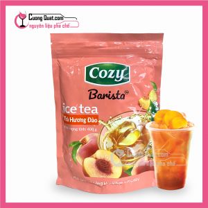 Cozy Trà Hòa Tan Đào 400g (1 thùng giảm 2k - 5 thùng giảm 2.5k)