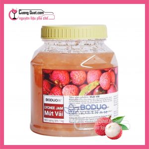 Boduo Mứt Vải 1kg (1 thùng giảm 5k - 3 thùng giảm 6k - 5 thùng giảm 7k)