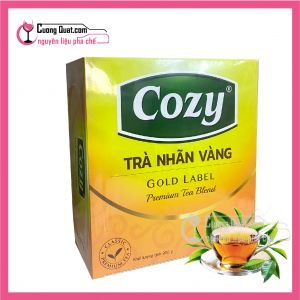 Cozy Trà Túi Lọc Đen Nhãn Vàng (100 túi) (1 thùng giảm 2k - 3 thùng giảm 3k - 5 thùng giảm 6k)