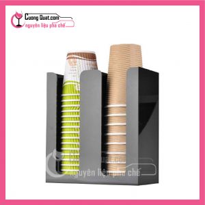 (DC) Kệ Nhựa Đựng Ly 2 Ngăn