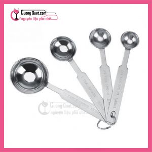 (Dụng Cụ) Bộ Muỗng Đong inox 4 cái
