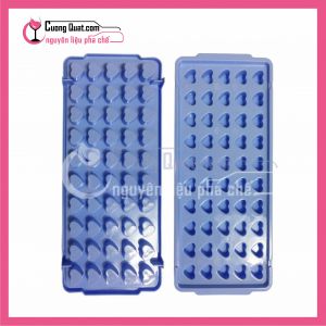 (DC) Khay Thạch Hình Tim 50 viên