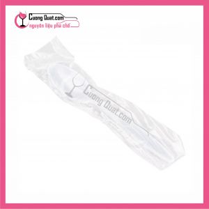 (DC) Muỗng Nhựa Trắng Sữa Màng Bọc (100 Muỗng)