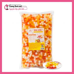 Bibi Trân Châu 3Q Trái Cây 2kg (1 thùng giảm 5k - 3 thùng giảm 6k - 5 thùng giảm 7k)