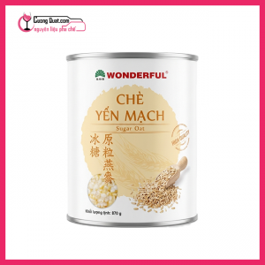 Wonderful Chè Yến Mạch 870g (1 thùng giảm 2k - 3 thùng giảm 3k - 5 thùng giảm 4k)