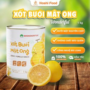 (Đồ Hộp) Xốt Bưởi Mật Ong Wonderful 1KG (1 thùng giảm 2k - 3 thùng giảm 3k - 5 thùng giảm 5k)