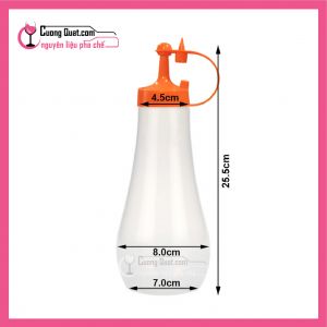 (DC) Bình Đựng Sốt Loại Đẹp 720ml