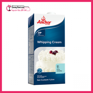Anchor Kem Sữa UHT Whipping Cream 1L (1 thùng giảm 2k - 3 thùng giảm 3k - 5 thùng giảm 6k)