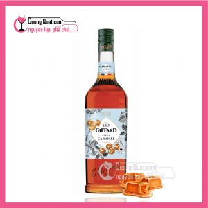 Giffard Siro Caramel 1L (1 thùng giảm 5k - 3 thùng giảm 6k - 5 thùng giảm 7k)