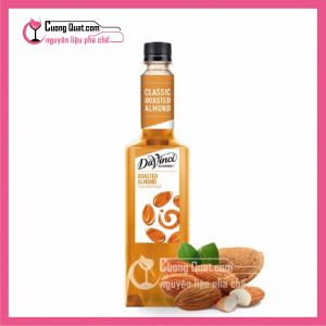 Davinci Siro Hạnh Nhân Rang 750ml (1 thùng giảm 5k - 3 thùng giảm 6k - 5 thùng giảm 7k)