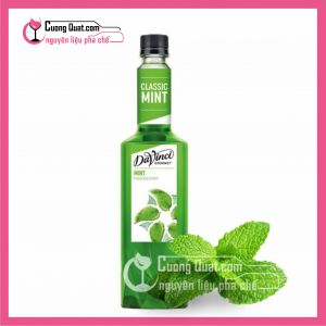 Siro Davinci Bạc Hà Xanh 750ml (1 thùng giảm 2k - 3 thùng giảm 3k - 5 thùng giảm 5k)