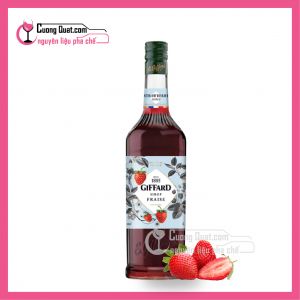 Giffard Siro Dâu 1L (1 thùng giảm 5k - 3 thùng giảm 6k - 5 thùng giảm 7k)