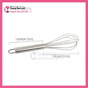 Cây đánh trứng bằng thép không rỉ (10inch)