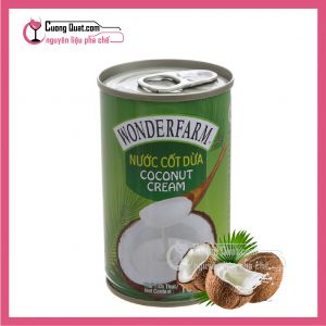 WonderFarm Cốt Dừa 160ml (1 hộp giảm 2k - 5 hộp giảm 2.5k)