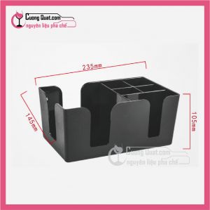 (DC) Kệ Đựng Giấy Ăn Và Ống Hút