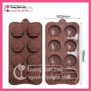 (DC) Khay Silicon Nâu Doremon
