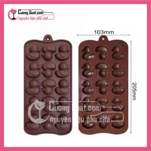 (DC) Khay Silicon Nâu Vịt