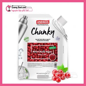 Chunky Mứt Nho Chuỗi Ngọc 1kg (1 thùng giảm 5k - 3 thùng giảm 6k - 5 thùng giảm 7k)