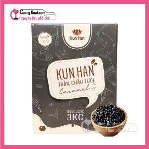Trân Châu Kunhan Caramel 3kg (1 thùng giảm 2k - 3 thùng giảm 3k - 5 thùng giảm 5k)