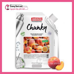 Chunky Mứt Đào 1kg (1 thùng giảm 5k - 3 thùng giảm 6k - 5 thùng giảm 7k)