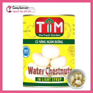 TIM Củ Năng Ngâm Nước Đường 560g (1 thùng giảm 2k - 5 thùng giảm 3k)
