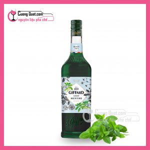 Giffard Siro Bạc Hà Xanh 1L (1 thùng giảm 5k - 3 thùng giảm 6k - 5 thùng giảm 7k)