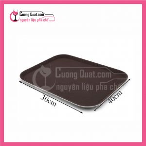 (DC) Khay Chữ Nhật Chống Trượt 30x40cm
