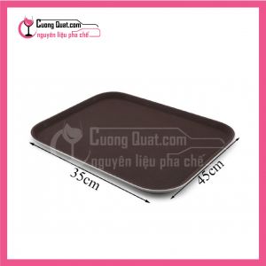 (DC) Khay Chữ Nhật Chống Trượt 35x45cm