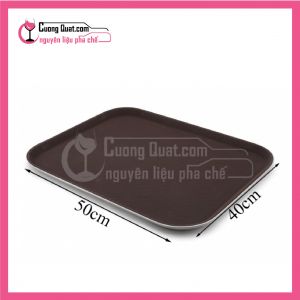 (DC) Khay Chữ Nhật Chống Trượt 40x50cm