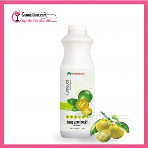 Wonderful Siro Kim Quất 1.3kg (1 thùng giảm 2k - 3 thùng giảm 3k - 5 thùng giảm 4k)