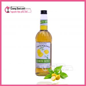 Siro ORANA (Osterberg) Hương Chanh Bạc Hà 750ml (Mua 1 thùng giảm 2k mỗi chai)