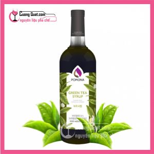Siro PoMoNa Trà Xanh 1L(CTKM: Mua 1T giảm 2k mỗi chai, có thể mix)