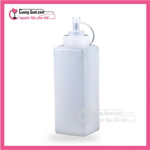 (DC) Bình Đựng Sốt Vuông 800ml