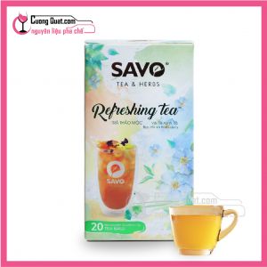 Trà SAVO Thảo Mộc Refeshing Tea (CTKM: Mua 1T giảm 2k mỗi hộp, có thể mix)