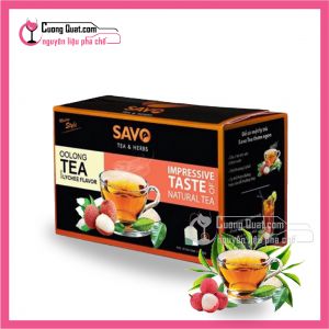 Trà Savo(Túi Lọc) Hương Vải (CTKM: Mua 1T giảm 2k mỗi hộp, có thể mix)