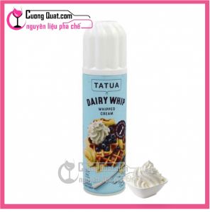 Kem Xịt TATUA Dairy Whipping Cream 250g (CTKM: Mua 1T giảm 2k mỗi chai, có thể mix)