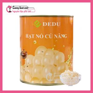 Dedu Hạt Nổ Củ Năng Trắng 900g (1 thùng giảm 2k - 3 thùng giảm 3k - 5 thùng giảm 5k)