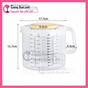 (DC) Ca Nhựa Đánh Trứng & Kem Có Nắp 2.5L