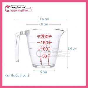 (Dụng Cụ)Đong Chia Vạch Yoko INOCHI 200ml