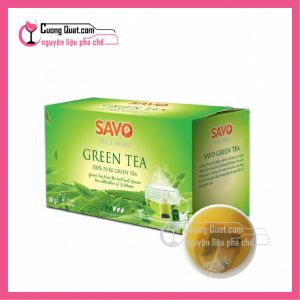 Trà Savo (Túi Lọc) Hương Trà Xanh (Green Tea) (CTKM: Mua 1T giảm 2k mỗi hộp, có thể mix)
