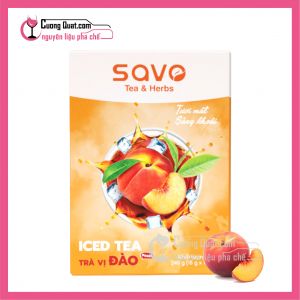 Trà Savo Hòa Tan Đào (Hộp) (1 thùng giảm 2k mỗi hộp)