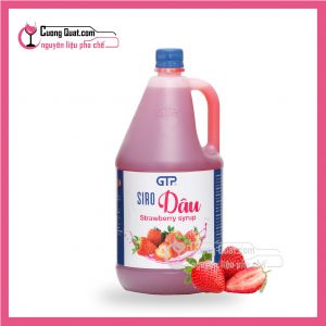 GTP Siro Dâu 2.5kg - 1.9L (1 thùng giảm 5k - 3 thùng giảm 6k - 5 thùng giảm 7k)