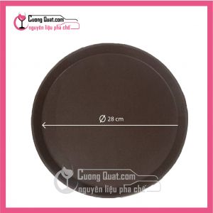 (DC) Khay Tròn Chống Trượt 28cm